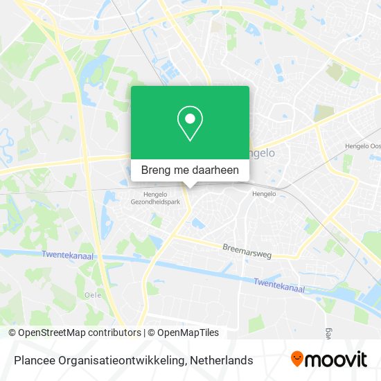 Plancee Organisatieontwikkeling kaart