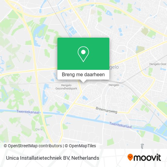 Unica Installatietechniek BV kaart