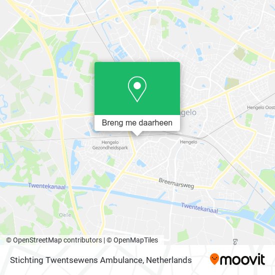 Stichting Twentsewens Ambulance kaart