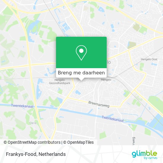 Frankys-Food kaart