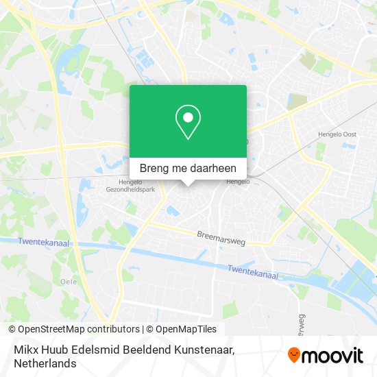 Mikx Huub Edelsmid Beeldend Kunstenaar kaart