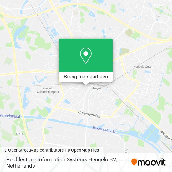 Pebblestone Information Systems Hengelo BV kaart