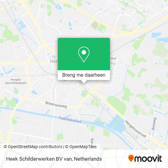 Heek Schilderwerken BV van kaart