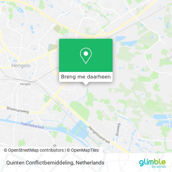 Quinten Conflictbemiddeling kaart