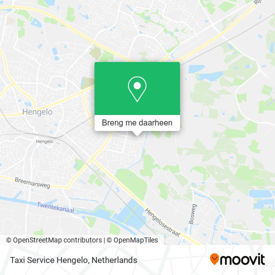 Taxi Service Hengelo kaart