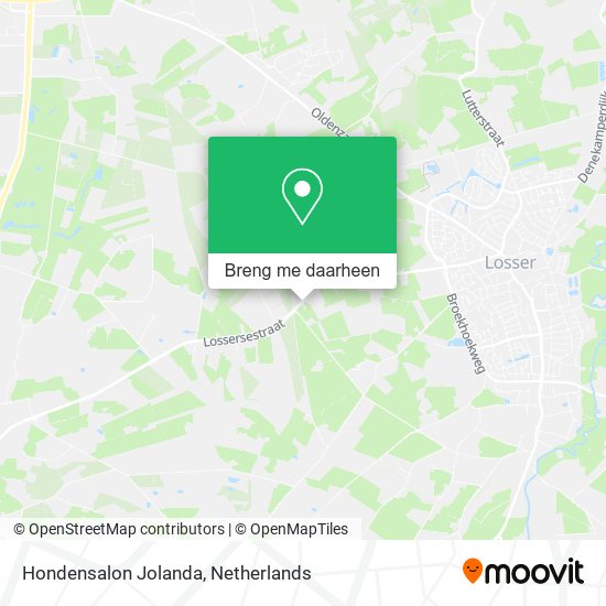 Hondensalon Jolanda kaart