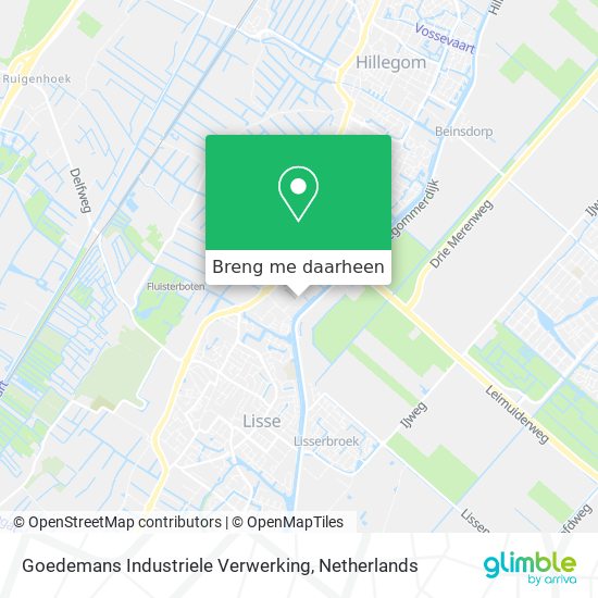 Goedemans Industriele Verwerking kaart