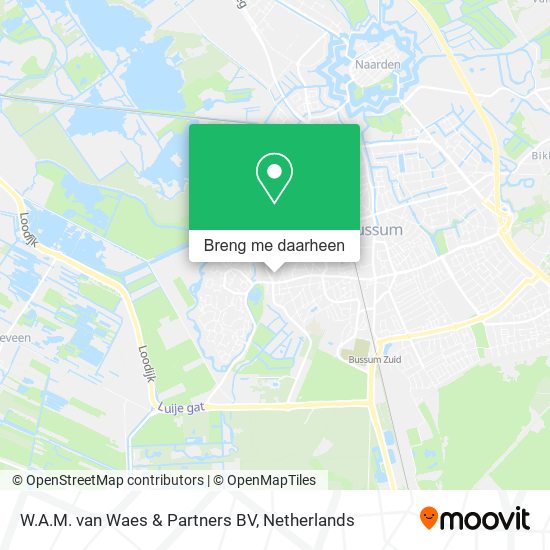 W.A.M. van Waes & Partners BV kaart