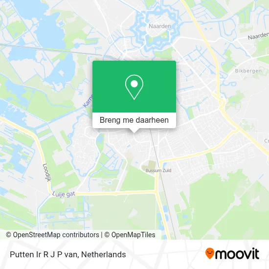 Putten Ir R J P van kaart