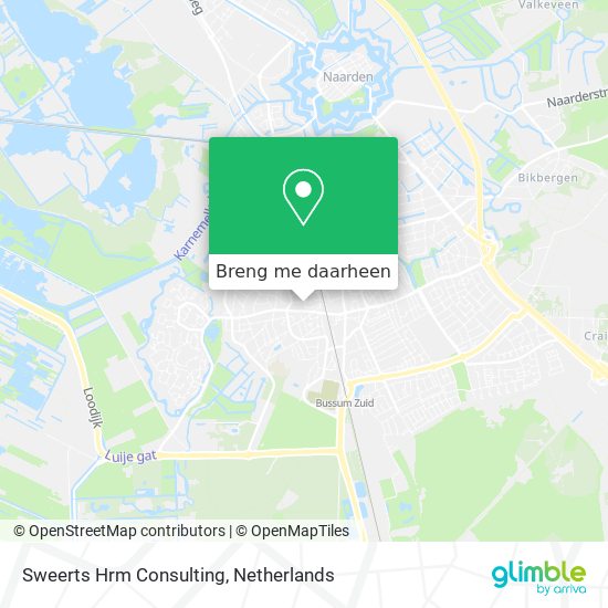 Sweerts Hrm Consulting kaart