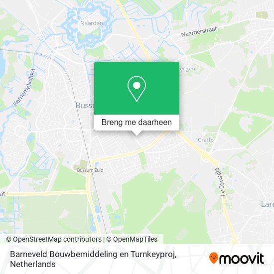 Barneveld Bouwbemiddeling en Turnkeyproj kaart