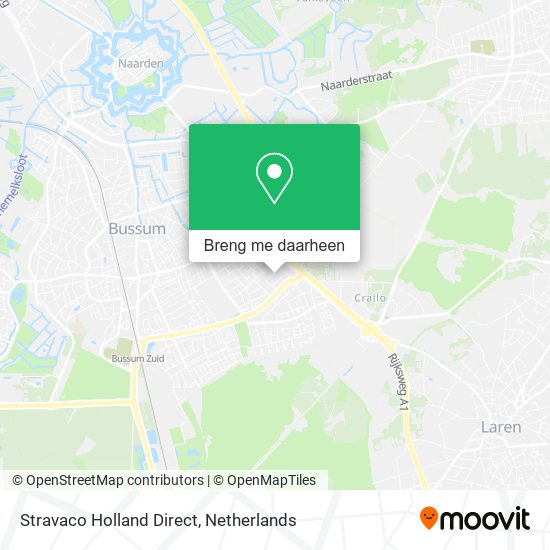 Stravaco Holland Direct kaart