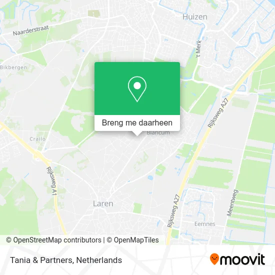 Tania & Partners kaart