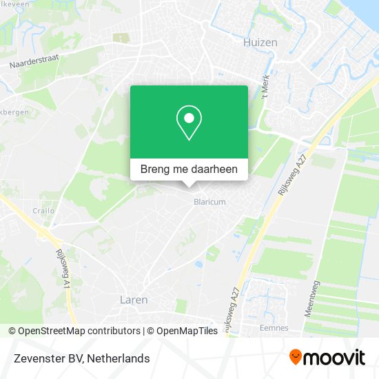 Zevenster BV kaart