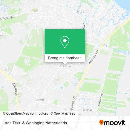 Vos Text- & Woninginr kaart