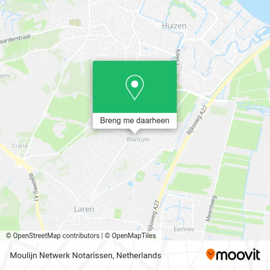 Moulijn Netwerk Notarissen kaart