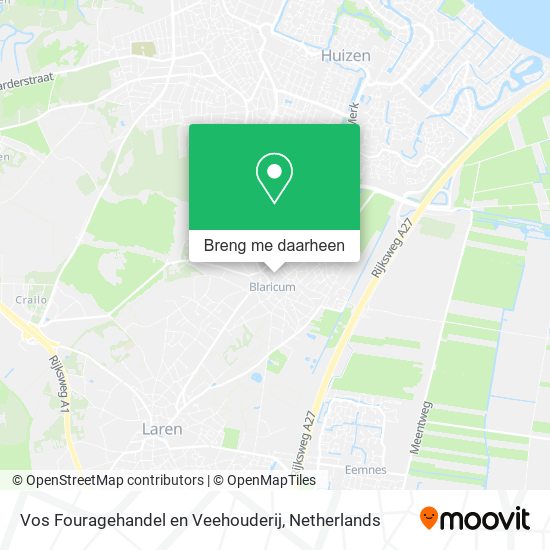 Vos Fouragehandel en Veehouderij kaart