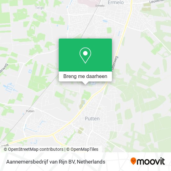 Aannemersbedrijf van Rijn BV kaart