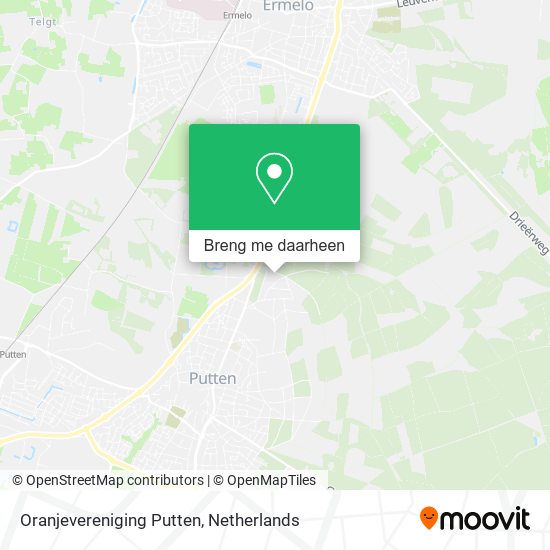 Oranjevereniging Putten kaart