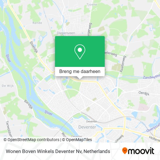 Wonen Boven Winkels Deventer Nv kaart