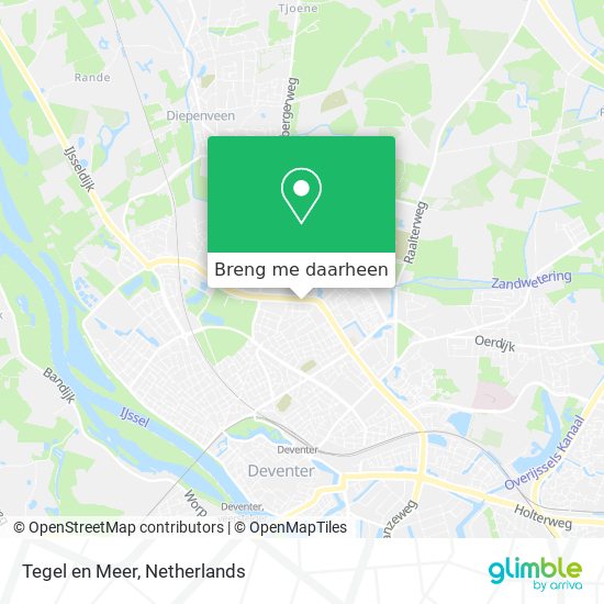 Tegel en Meer kaart