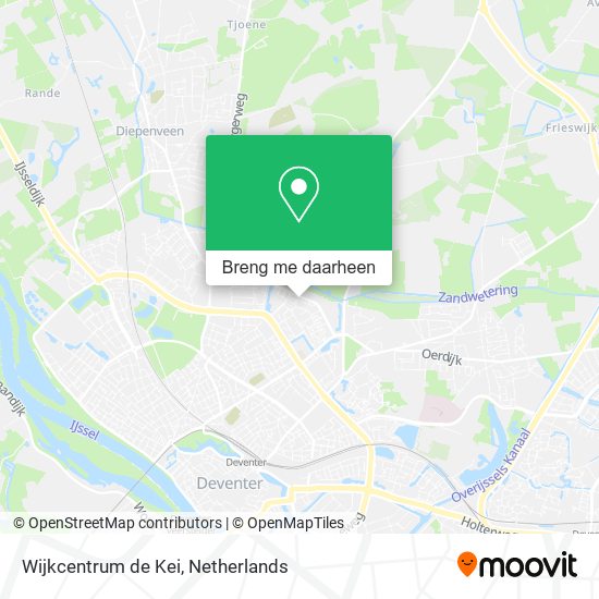Wijkcentrum de Kei kaart