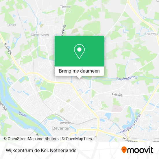 Wijkcentrum de Kei kaart