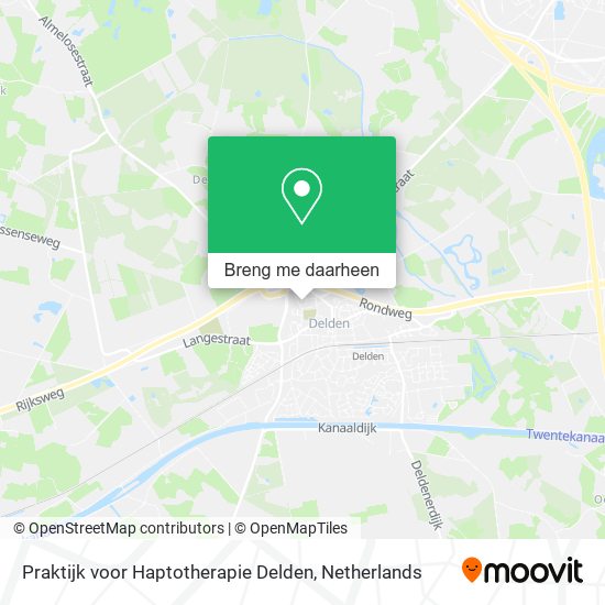 Praktijk voor Haptotherapie Delden kaart