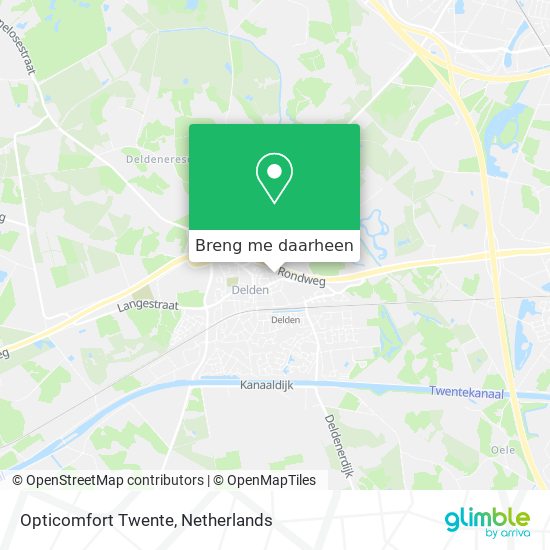 Opticomfort Twente kaart