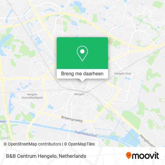 B&B Centrum Hengelo kaart