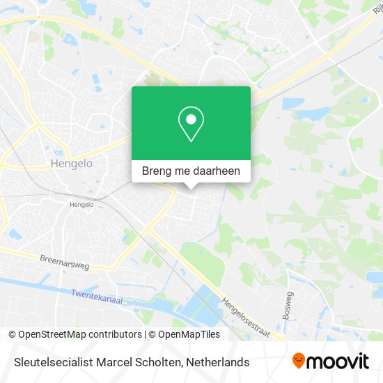 Sleutelsecialist Marcel Scholten kaart