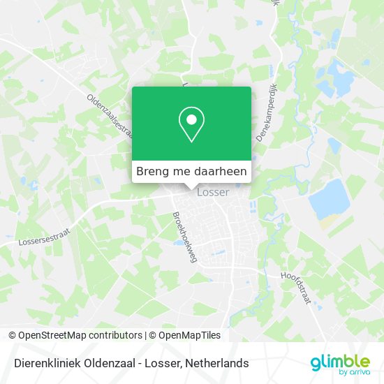 Dierenkliniek Oldenzaal - Losser kaart