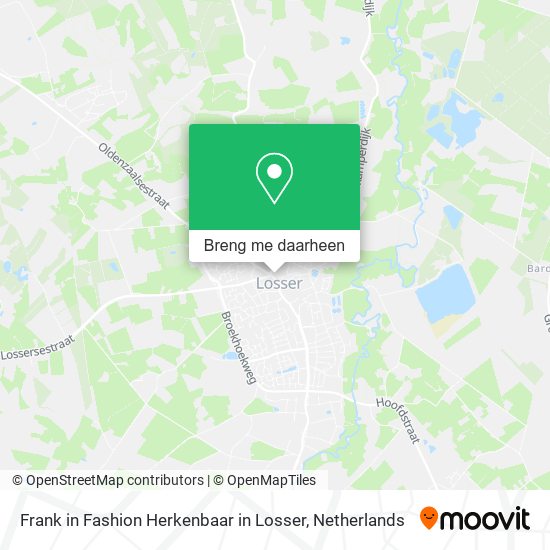 Frank in Fashion Herkenbaar in Losser kaart