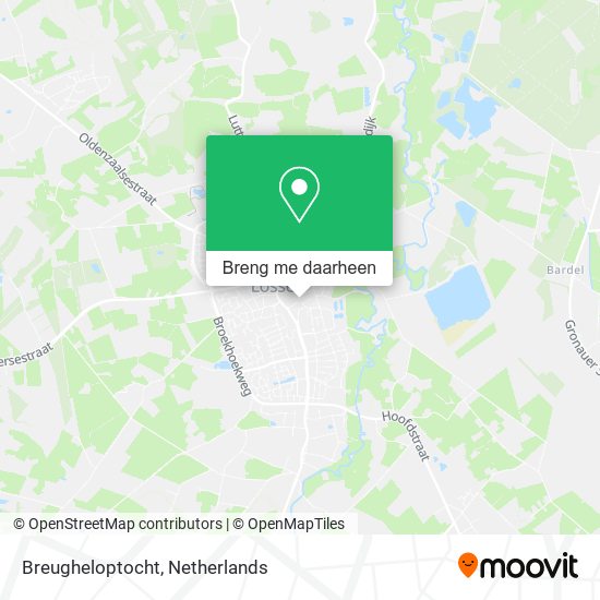 Breugheloptocht kaart