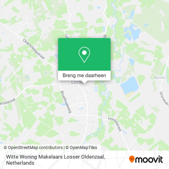 Witte Woning Makelaars Losser Oldenzaal kaart