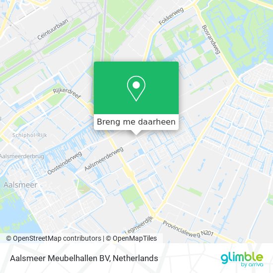 Aalsmeer Meubelhallen BV kaart