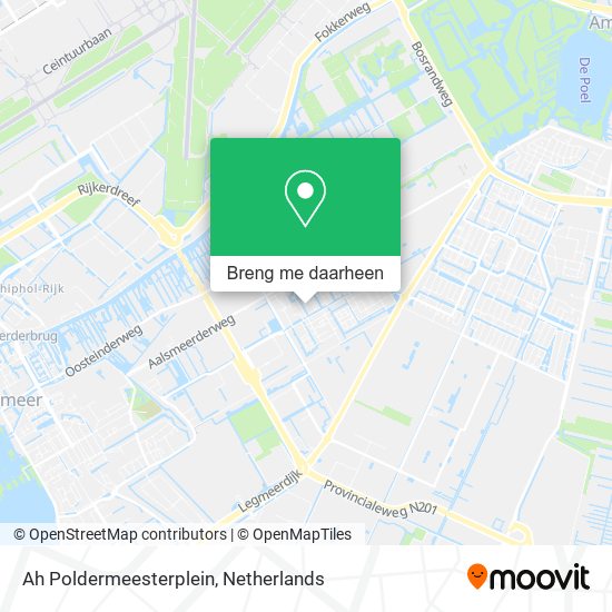 Ah Poldermeesterplein kaart