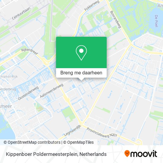 Kippenboer Poldermeesterplein kaart