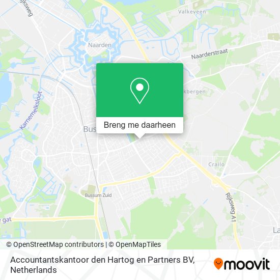 Accountantskantoor den Hartog en Partners BV kaart