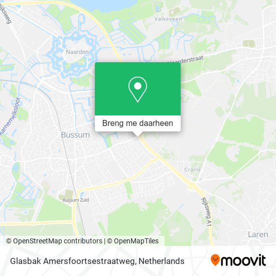 Glasbak Amersfoortsestraatweg kaart