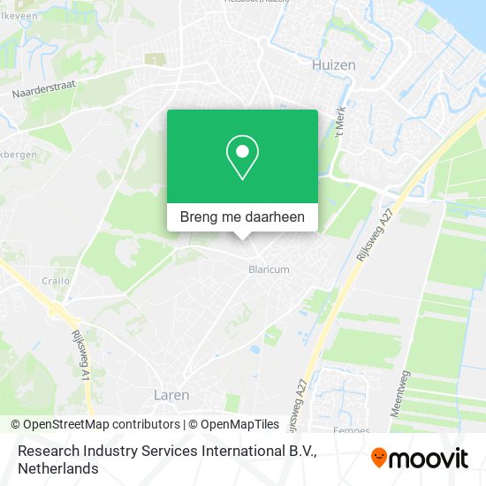 Research Industry Services International B.V. kaart