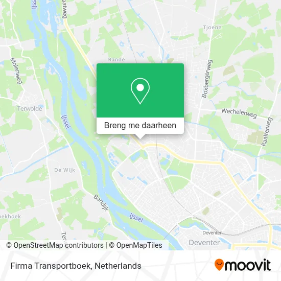 Firma Transportboek kaart