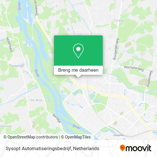Sysopt Automatiseringsbedrijf kaart
