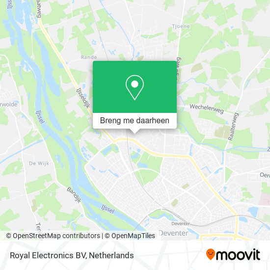 Royal Electronics BV kaart