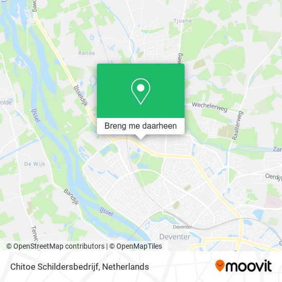 Chitoe Schildersbedrijf kaart