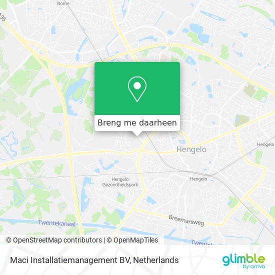 Maci Installatiemanagement BV kaart