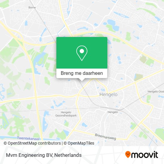 Mvm Engineering BV kaart