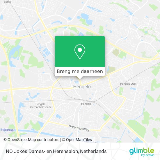 NO Jokes Dames- en Herensalon kaart