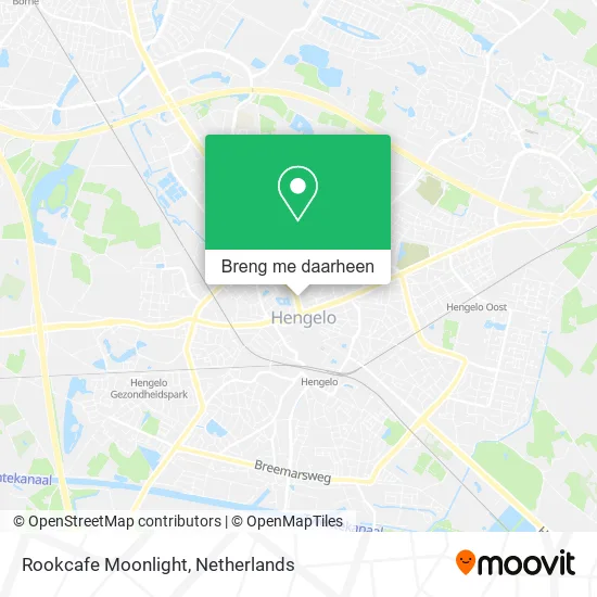 Rookcafe Moonlight kaart