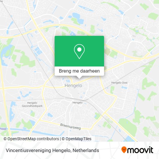 Vincentiusvereniging Hengelo kaart